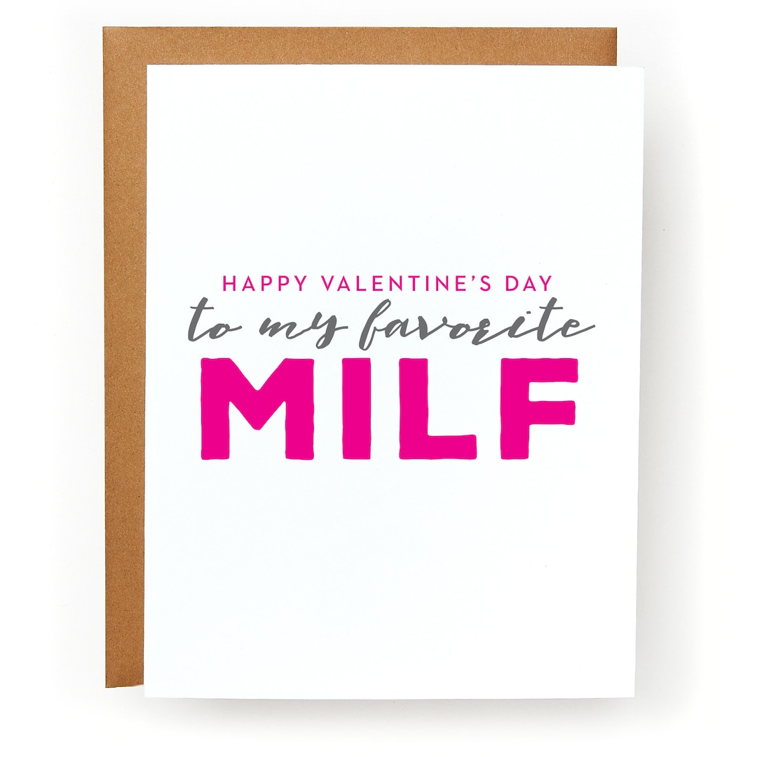 Dirty Valentines Card for Her Happy Valentine's Day to My