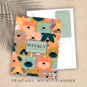 Printable Weekly Planner Digital Download Planner Printable Planner Weekly Planner