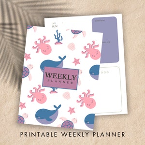 Printable Weekly Planner Digital Download Planner Printable Planner Weekly Planner