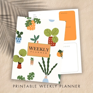 Printable Weekly Planner Digital Download Planner Printable Planner Weekly Planner