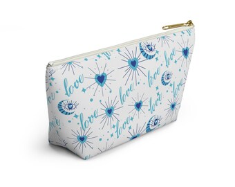 Devil Eye Design Makeup Bag: Carry Protection and Style!