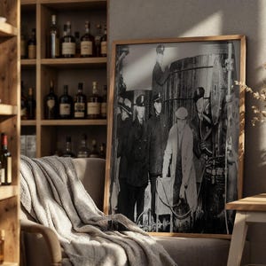 Vintage Prohibition Wall Art , Black & White Speakeasy Poster , Printable Bar Decor, End of Prohibition Era , Retro Home Office Print