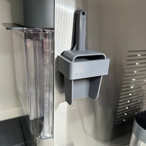 Máquina de hielo de encimera, pala para hielo con soporte magnético, color gris, ENVÍO GRATIS