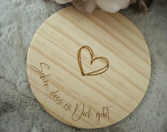 Sottobicchieri in legno dal design personalizzato