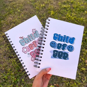 Cuaderno de espiral de tapa dura, cuaderno del Niño de Dios