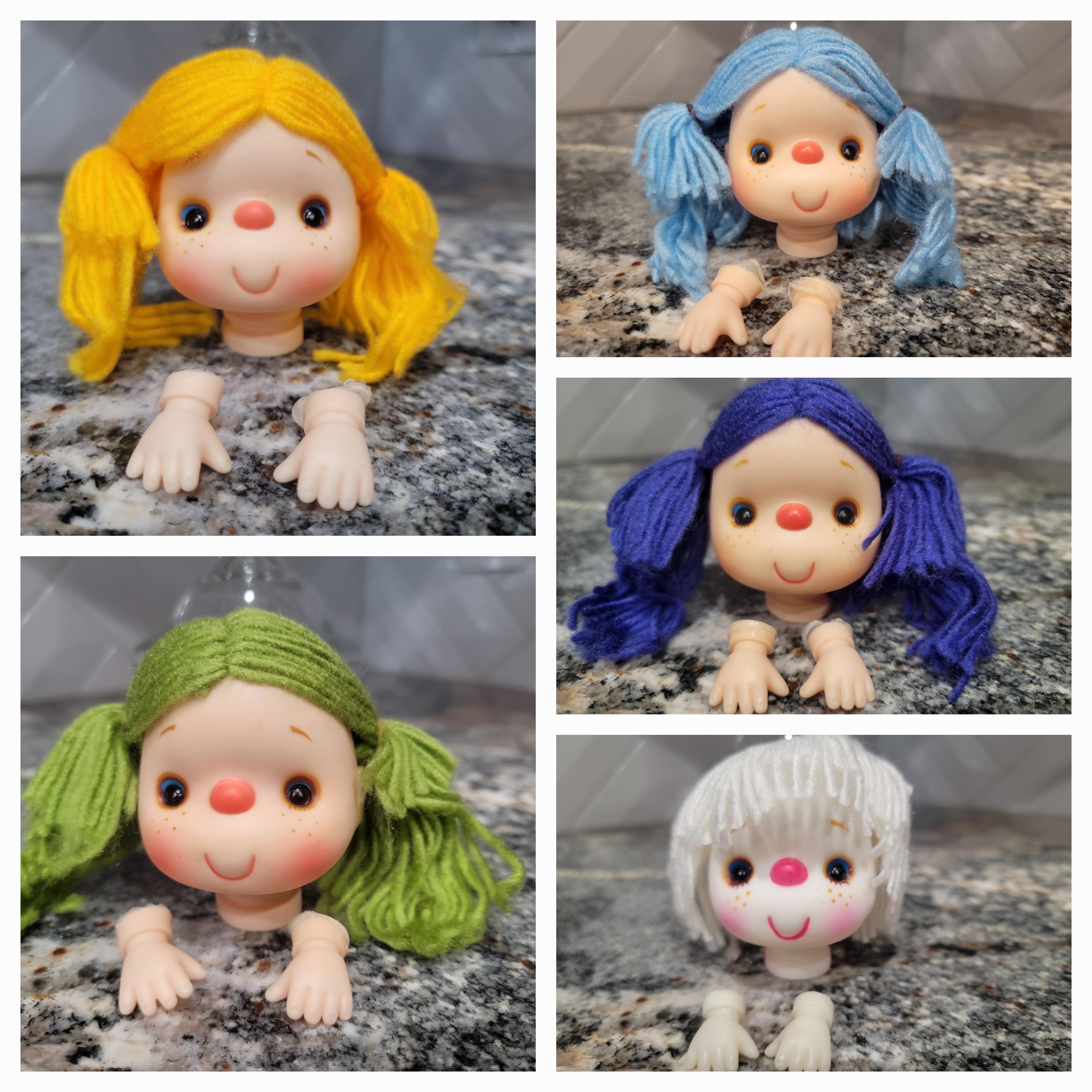 3.5” Mitzy Doll Head and Hands
