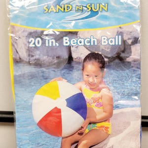 Vintage Sun & Sand 20” Beach Ball