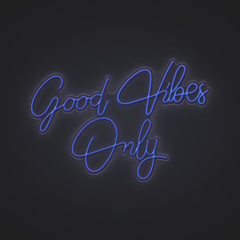 a neon sign that says good afkees only