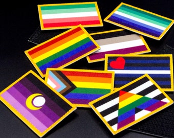 LGBTQ+ flag patches