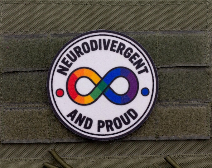Neurodivergent and Proud Felt Patch