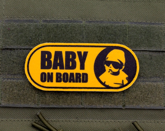 Baby On Board Funny Patch