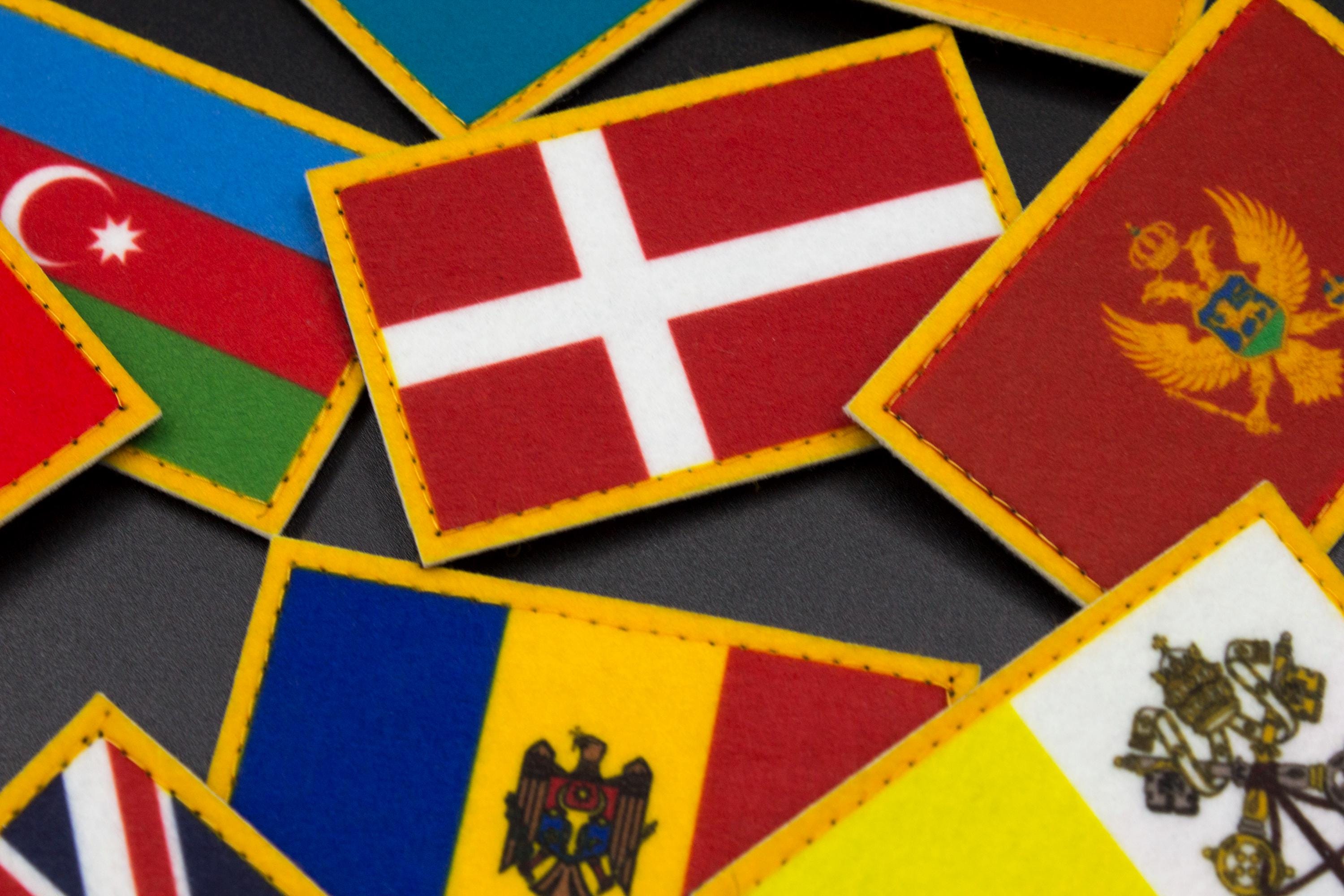 European Countries Flags Hook and Loop Patches - Etsy