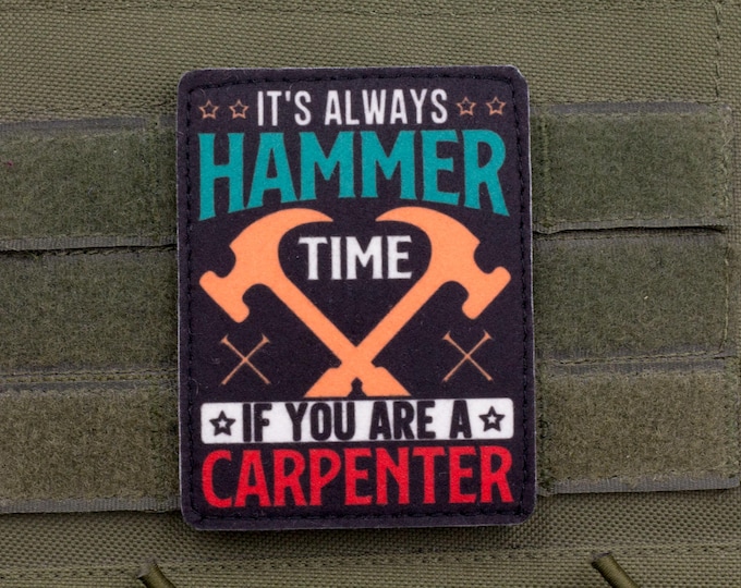 Hammer Time Carpenter Patch