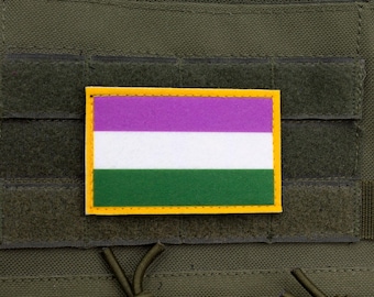 Genderqueer Pride Flag Patch