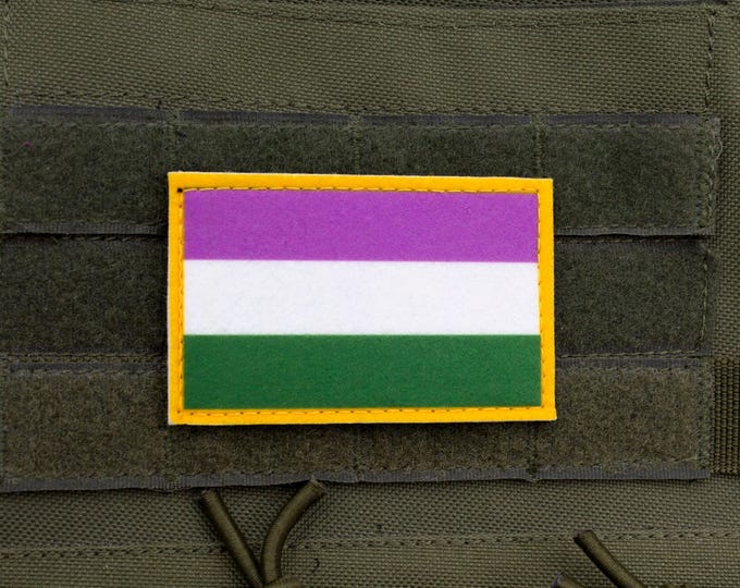 Genderqueer Pride Flag Patch