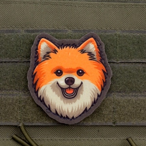 Pomeranian-lapp – tecknad stil