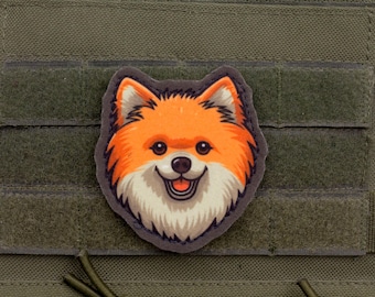 Pomeranian Patch – Cartoon Style