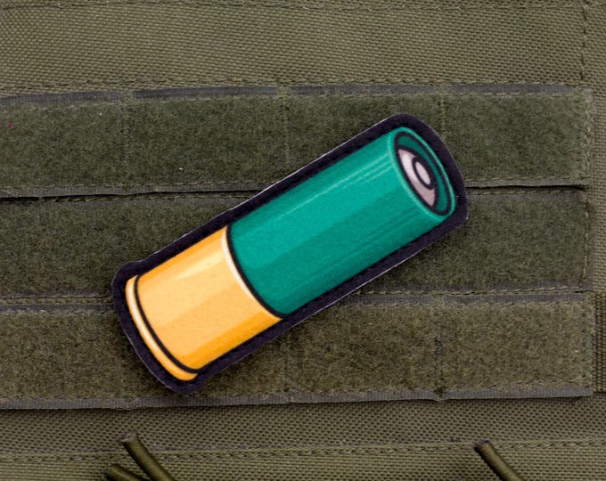 Green Shell Patch – Funny Shotgun Style Patch