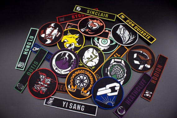 Limbus Company hook and loop patches | Anime Game Inspired | Sublimation on Felt | Durable & Fade-Resistant