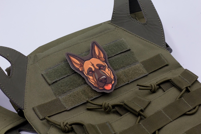 Gsd Patch Belgian Malinois Patch – Cartoon Style - Etsy