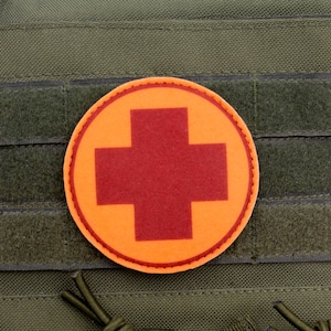 Medic TF2 RED team hook and loop morale patch 3″