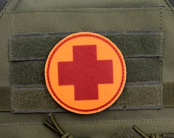 Medic TF2 RED team hook and loop morale patch 3″
