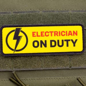 ELECTRICIAN — ON DUTY Patch