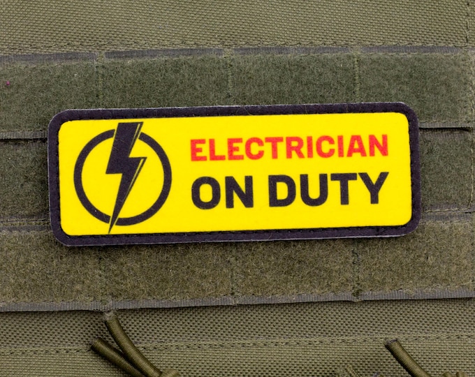 ELECTRICIAN — ON DUTY Patch