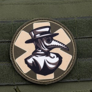 Plague doctor paramedic emt patch