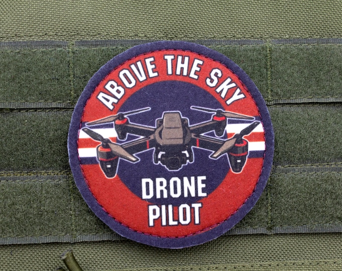 United States Air Force Above the sky Drone pilot hook and loop patch