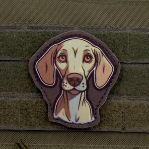 Parche de Weimaraner – Estilo de dibujos animados