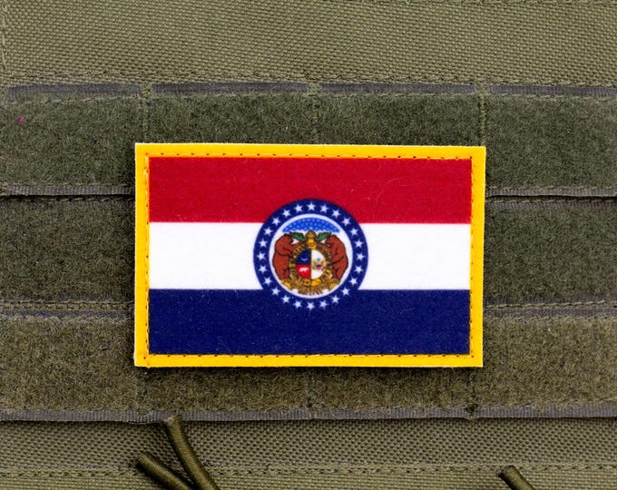 Missouri State Flag Patch