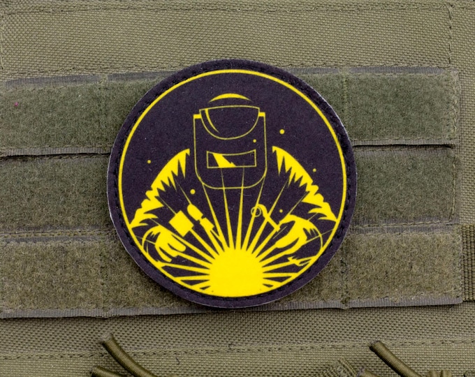 Welder at Work Emblem Patch