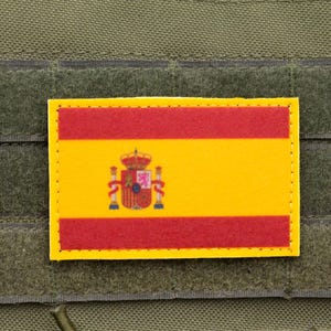 Flag of Spain hook and loop patch Bandera de España