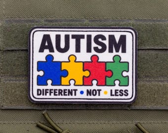 Autism Different Not Less Patch