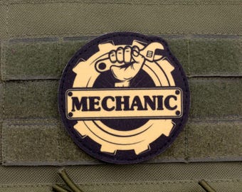 Patch com emblema de mecânico