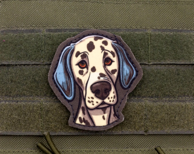 Dalmatian Patch – Cartoon Style