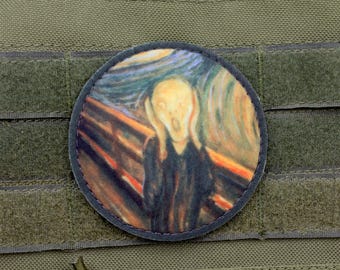 The Scream Art Patch — Famous Painting Series