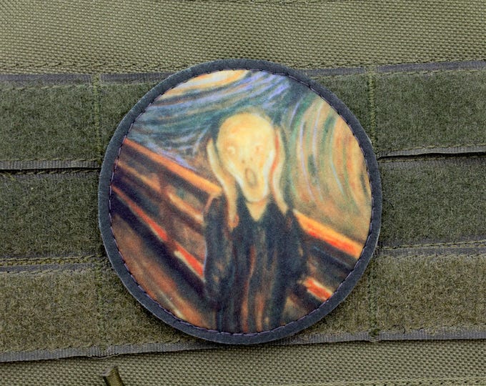The Scream Art Patch — Famous Painting Series