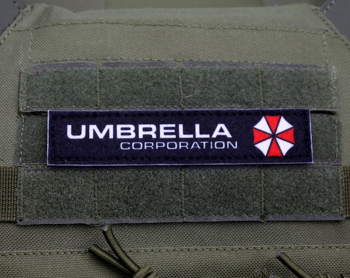 Umbrella corporation Resident evil hook and loop morale patch