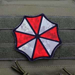 Resident Evil Umbrella Corporation klittenband moraalpatch