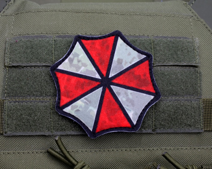 Resident evil Umbrella corporation hook and loop morale patch