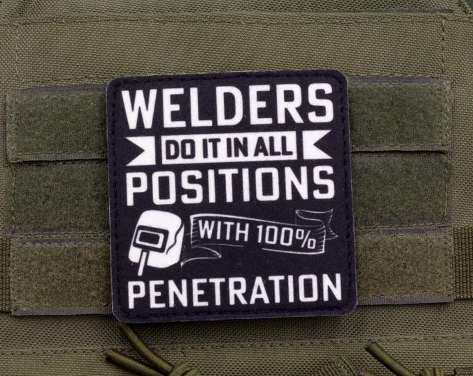 Welder Trade Humor Patch