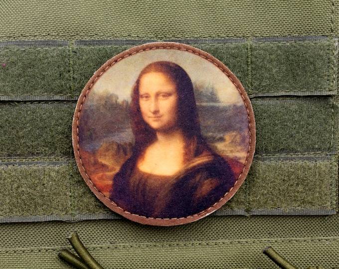 Mona Lisa Art Patch — Famous Paintings Series