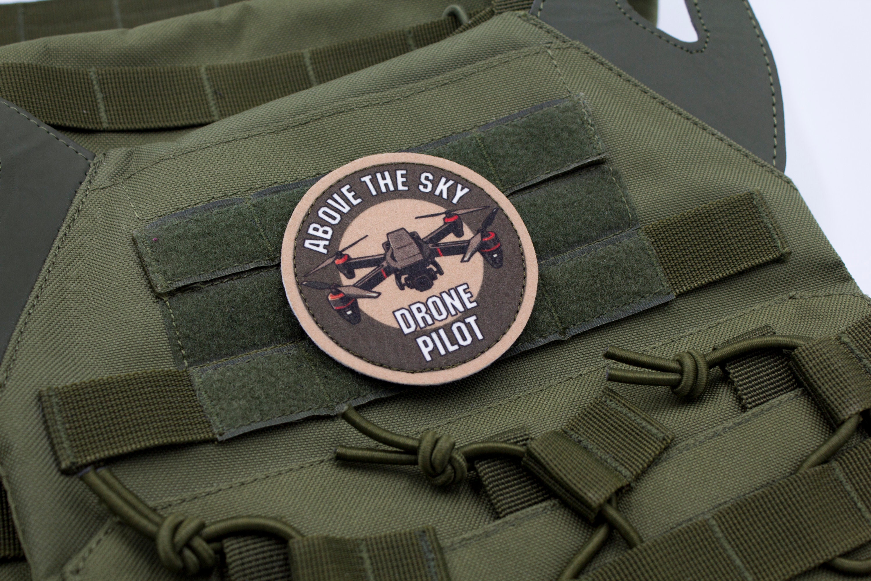 Drone Pilot Patch met Klittenband Europa EU Design 65x75mm #36735