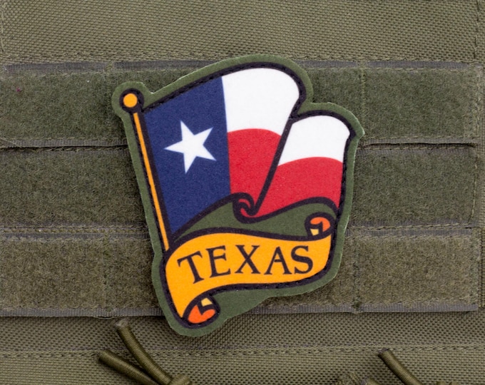 Texas Flag Patch – State Pride Morale Patch