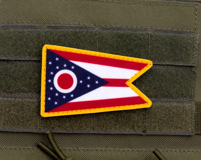 Ohio Flag Hook and Loop Patch