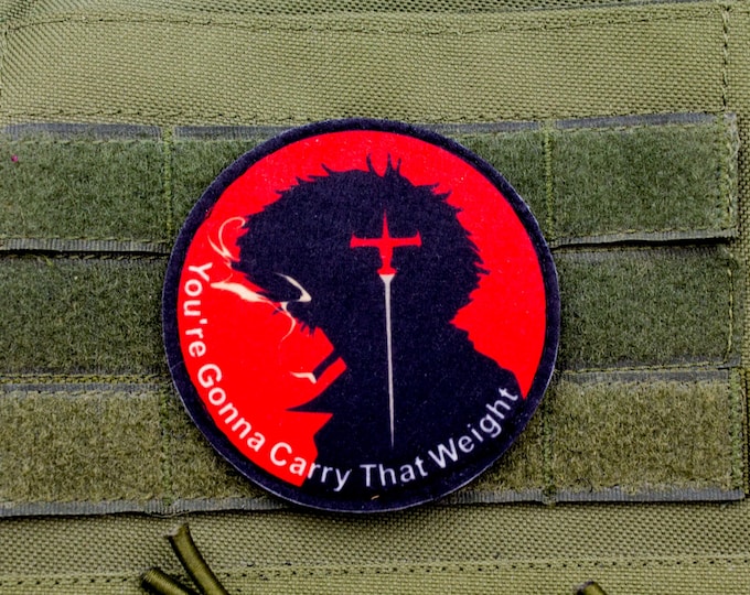 Space Cowboy anime hook and loop patch