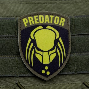 Alien Predator morale hook and loop patch