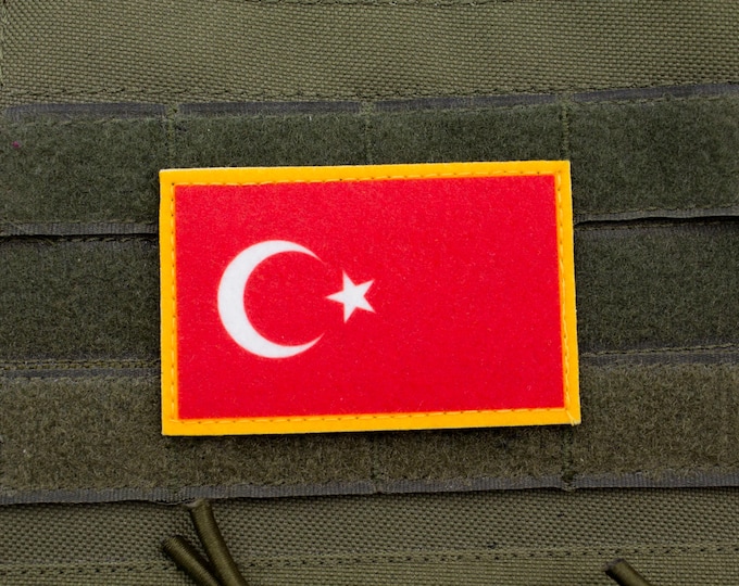Turkey Flag Hook-and-Loop Patch